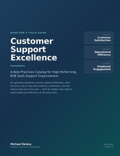 Customer support excellence a - customer,