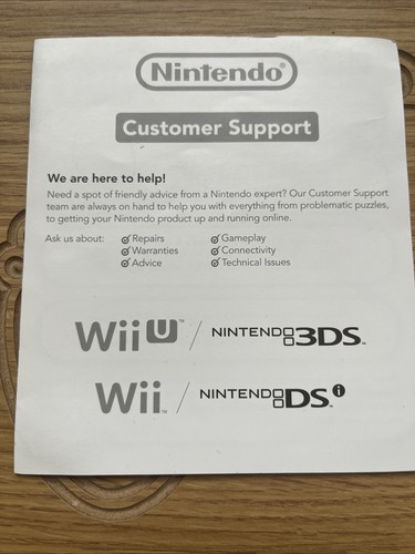 Nintendo customer support - nintendo,