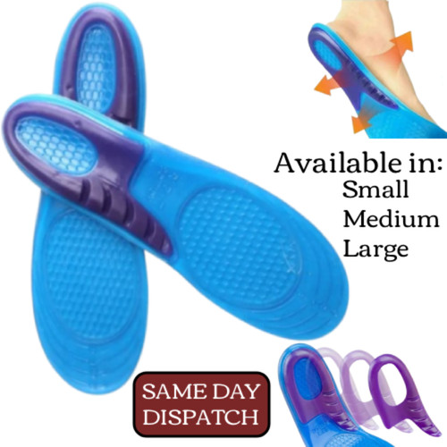 Gel insoles pain relief - relief, arch
