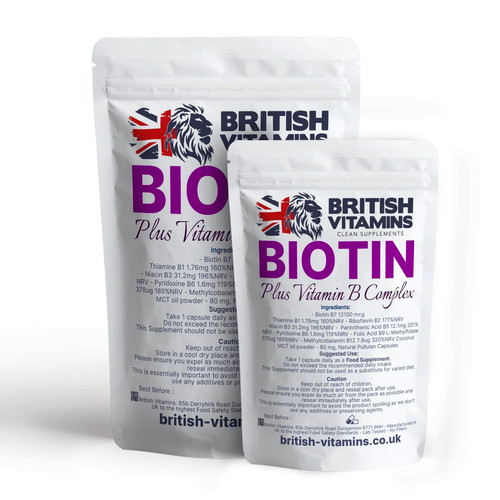 Biotin 100mcg with b2 b3 - biotin,